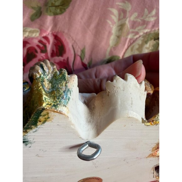 VTG Guerrini Cordoba Angel Cherub Wall Decor Religious Holy water font Spain - Picture 5 of 13